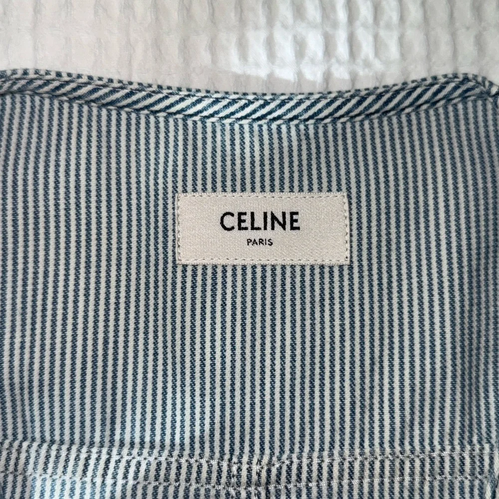 Celine Navy and White Striped Top - Picture 2 of 5